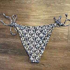 Skatie Swim X The Salty Blonde Collab // "Vera" tie style in "Barbados" print